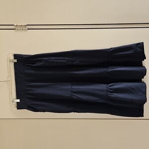 Pact tiered skirt, navy, L, EUC
